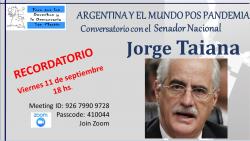 REUNIÓN ZOOM CON JORGE TAIANA