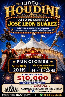 LA MAGIA DEL CIRCO LLEGÓ A JOSÉ LEÓN SUÁREZ